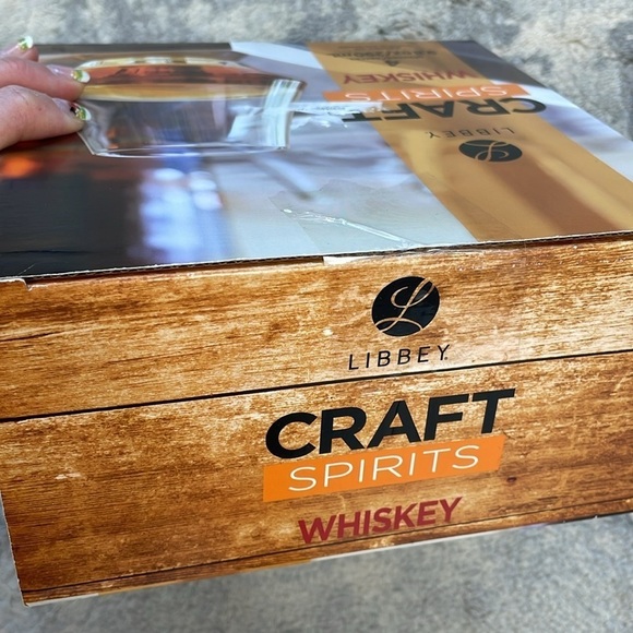 New Libbey Craft Spirits 9.8 OZ Perfect Whiskey Glasses set of 4 - Picture 6 of 7